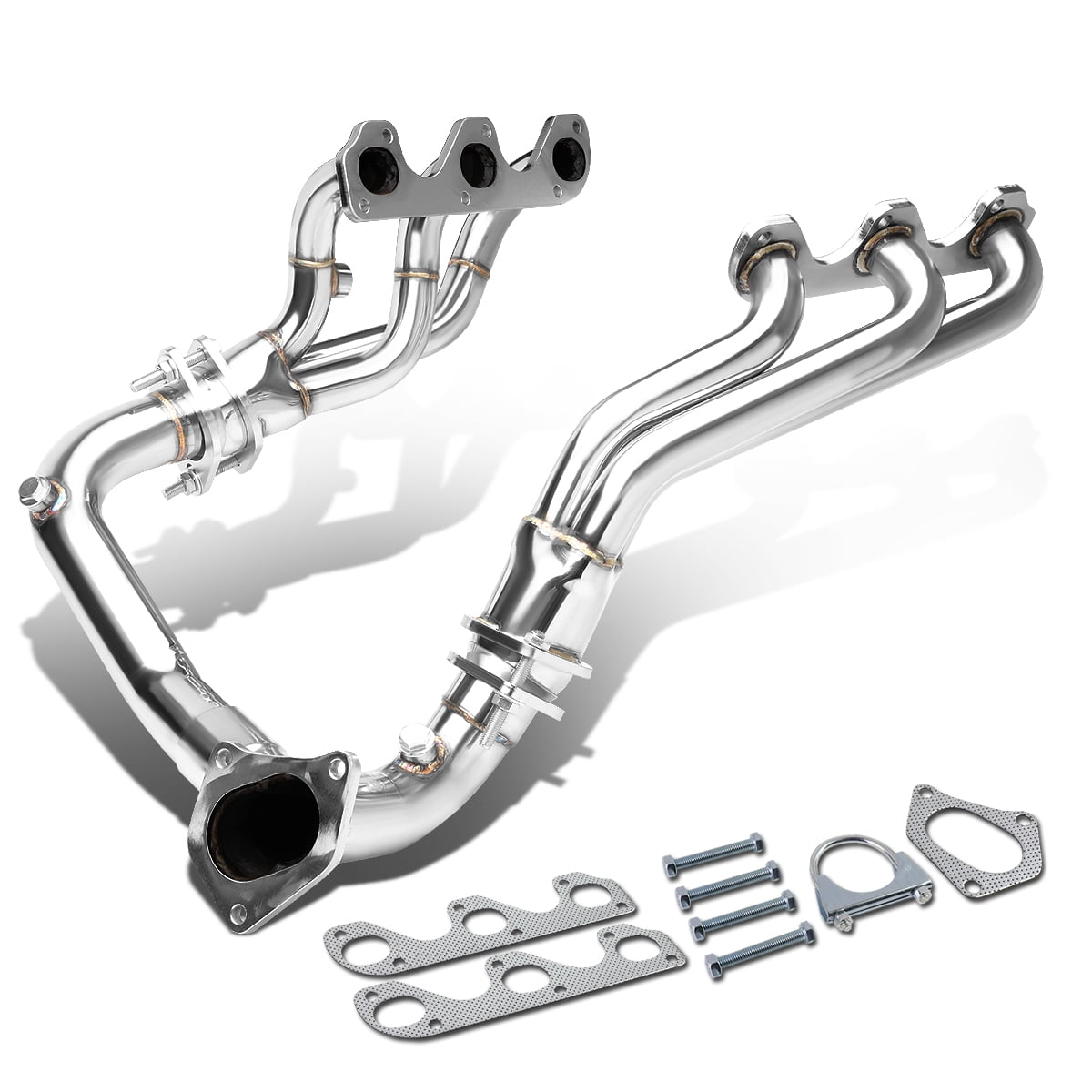 Dna Motoring Hds Fr90 Y For 1990 To 1994 Mazda B4000 Navajo Ford Ranger Explorer 4 0l V6 2 Pc 3 2 1 Stainless Steel Exhaust Header Manifold Y Pipe Walmart Com
