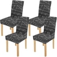 thumbnail image 1 of RYLABLUE School Mathematical Formulas Stretch Chair Cover Protector Seat Slipcover for Dining Room Hotel Wedding Party Set of 4, 1 of 5