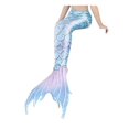 thumbnail image 2 of Colas De Sirena Para Nadar Para Niños Y Adultos Con Monoaleta - Azul Claro L Kuyhfg Sin marca, 2 of 3