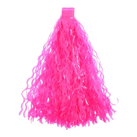 FOMIYES Pink Pe Fringe Table Skirt with Tassels for Party and Wedding Decoration