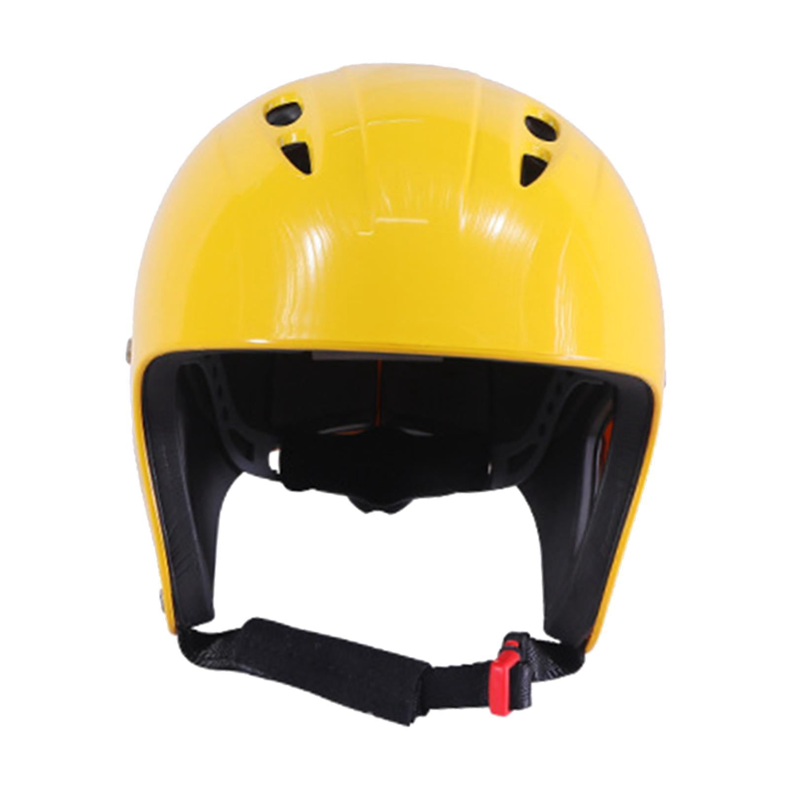 Colaxi Hard Hat Secure Helmet Protective Accessories Sports Helmet Protection Cap for Drifting River Adventure Outdoor Rock Climbing Yellow