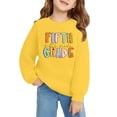 thumbnail image 3 of YunPes Fifth Grade Back to School Pullovers for Girls Colorful Funny Print Preppy Sweatshirts 3-13 Years Kids Graphic Tee Crewneck Tops, 3 of 7