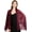 Burgundy, variant on Women's Lace Floral Shawl Wrap,Sheer Rhinestone Evening Scarf,Lightweight Elegant Shrug Cape for Bridal Wedding Party Dresses