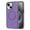 Purple, variant on ELEHOLD Case for iPhone 13, Shockproof Slim Magnetic Leather Case, Compatible with MagSafe Accessories,Winered