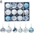 thumbnail image 2 of Zeus 12Pcs 6cm Christmas Ball Ornament Baubles Xmas Tree Window Hanging Decoration, 2 of 7