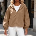thumbnail image 2 of HAiming Plus Size Hoodies for Women Long Sleeve Lightweight Breathable Zipper Jackets Summer Workout Jackets with Pockets, 2 of 6