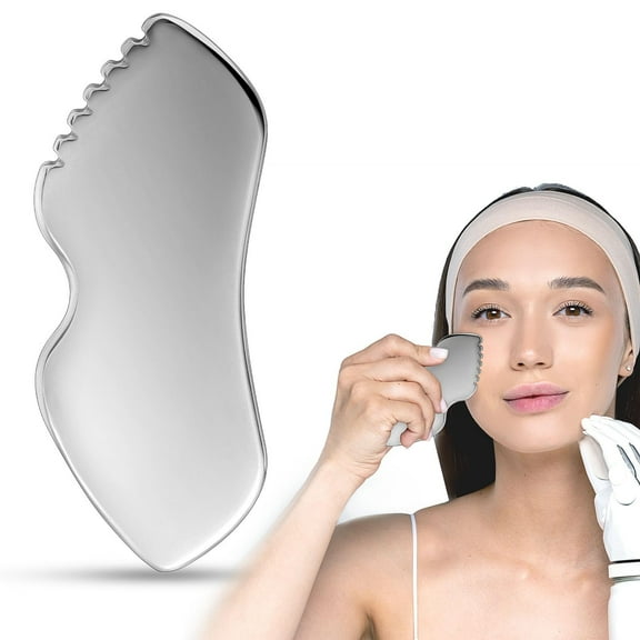 Stainless Steel Gua Sha Facial Massage Tool for Skin Care and Jaw Shaping