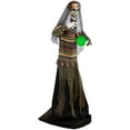 thumbnail image 3 of Northlight 5.5' Prelit Standing Fortune Telling Witch with Crystal Ball Halloween Decoration -, 3 of 9