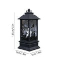 thumbnail image 3 of Vrorvz Halloween Mini Lanterns Halloween Decorations Indoor with Batteries Included Led Lights for Spooky Party Centerpieces Home Decor 5.1in Black, 3 of 6