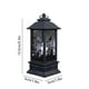 thumbnail image 3 of Mini Farol de Halloween | Farol portátil LED con vela | Lámpara decorativa de plástico negro alimentada por pilas | Acento central para fiestas | 13x5x5cm | 1-Pack, 3 of 6