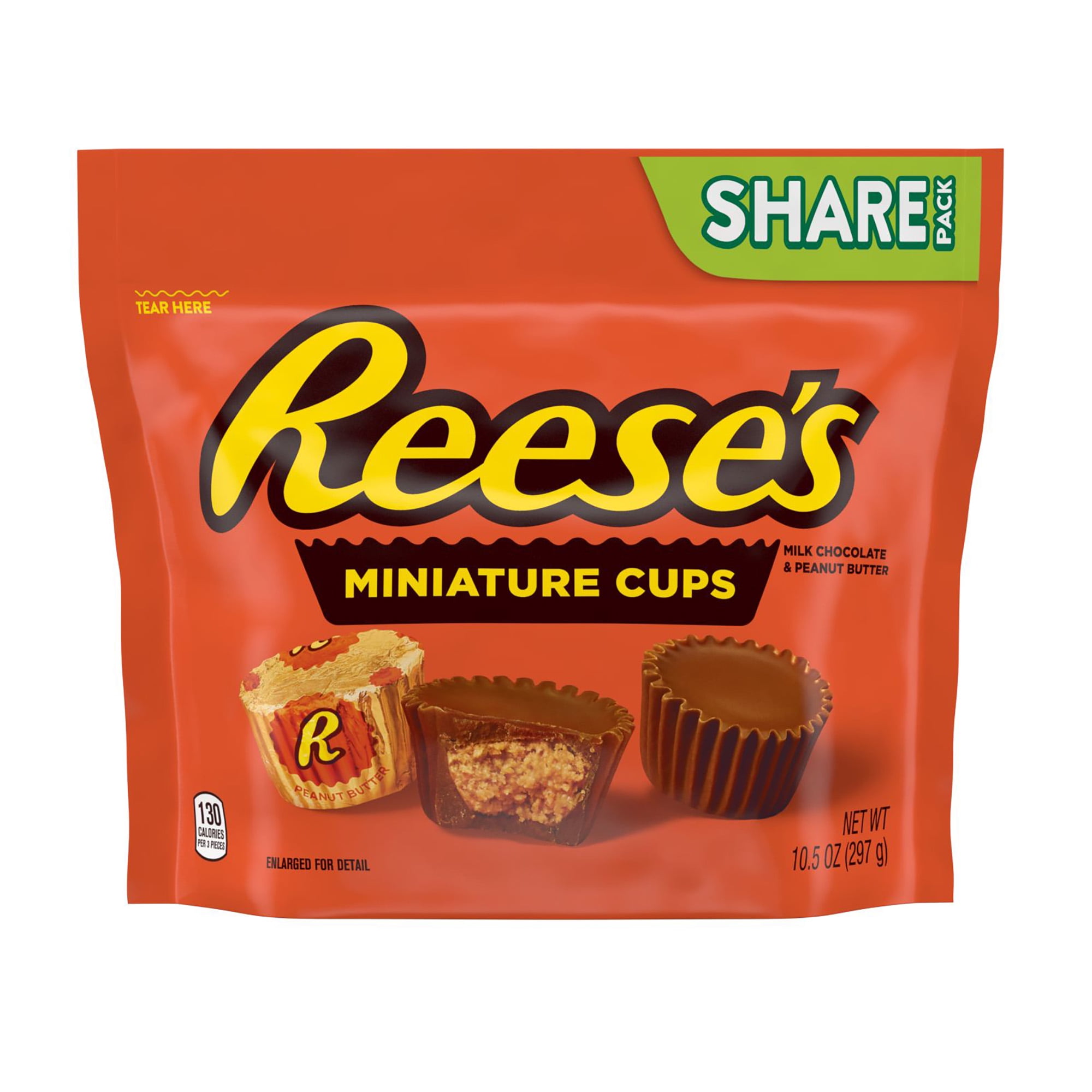 REESE'S, Miniatures Milk Chocolate Peanut Butter Cups Candy ...