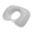 thumbnail image 2 of Bunblic Travel Pillow Inflatable Compact Lightweight Press Type Neck Pillow Self Inflating for Airplane Camping Car Train Home Office Light Gray, 2 of 8