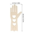 thumbnail image 2 of 1 Pair Of Diy Craft Glove Model Diy Gloves Knitter Wood Glove Form Model Glove Form Model Wood Mitten Blocker Glove Knitting Model, 2 of 8