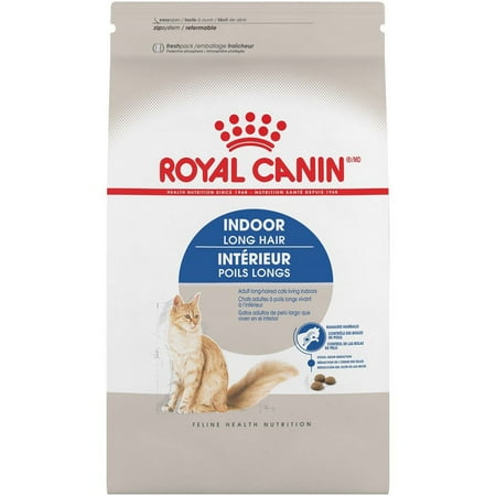 Royal Canin Indoor Long Hair Dry Cat Food, 6 lb