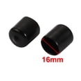 thumbnail image 2 of Unique Bargains 8Pcs 16mm Inner Dia PVC Flexible Vinyl End Cap Screw Thread Protector Cover Black, 2 of 4