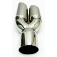 thumbnail image 3 of Exhaust Tip 2.50" Inlet 3.00" Outlet 13.00" long WDWDRS30013-250-HP-SS Dual Round Slant Polished 304 Stainless Wesdon Exhaust Tip, 3 of 8