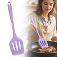 thumbnail image 2 of Silicone Frying Spatula For Non Stick Pan Heat Resistant Slotted Turner For Steak Eggs Omelette, 2 of 9