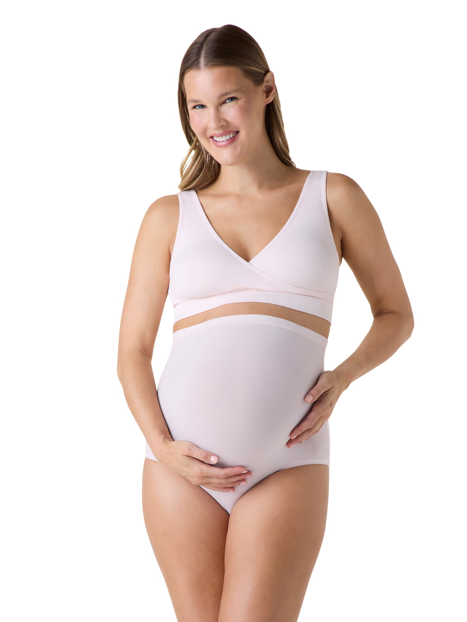 Ingrid & Isabel For Every Belly Women's Flexible Comfort Maternity High Waist Brief Panties, 3-Pack, Sizes S-4XL