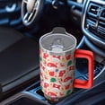 thumbnail image 4 of 40oz Xmas Tumbler with Lid and Straw, Stainless Steel Cup with Handle Snowman Travel Coffee Mug, Christmas Gifts for Women Men, 4 of 4