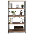 thumbnail image 6 of Costway 5-Tier Bookshelf, Industrial Etagere Bookcase, Rustic Display Shelf Organizer, 6 of 10