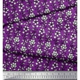 thumbnail image 3 of Soimoi Rayonne Tissu Feuilles & Floral Bloc Impression Couture Tissu Yard 42 Pouces de Large, 3 of 3