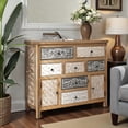 thumbnail image 2 of Tcbosik Dresser with 2 Cabinets and 7 Drawers, 39.3"W Chest of Drawers, Storage Organizer for Closet, Living Room, Easy Assembly, Colorful, 2 of 6