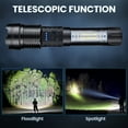 SKNSL 990000 Lumens Powerful Flashlight Rechargeable XHP90 Super Bright Waterproof Led Tactical Flashlight 5 Mode USB Zoom Torch for Camping Emergency