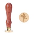 thumbnail image 3 of Cuadros Decorativos Sello de cera con mango de madera, patrón de planta, sello de cera para sellar, herramienta artesanal DIY (C139) Likrtyny embutido en tela, 3 of 7