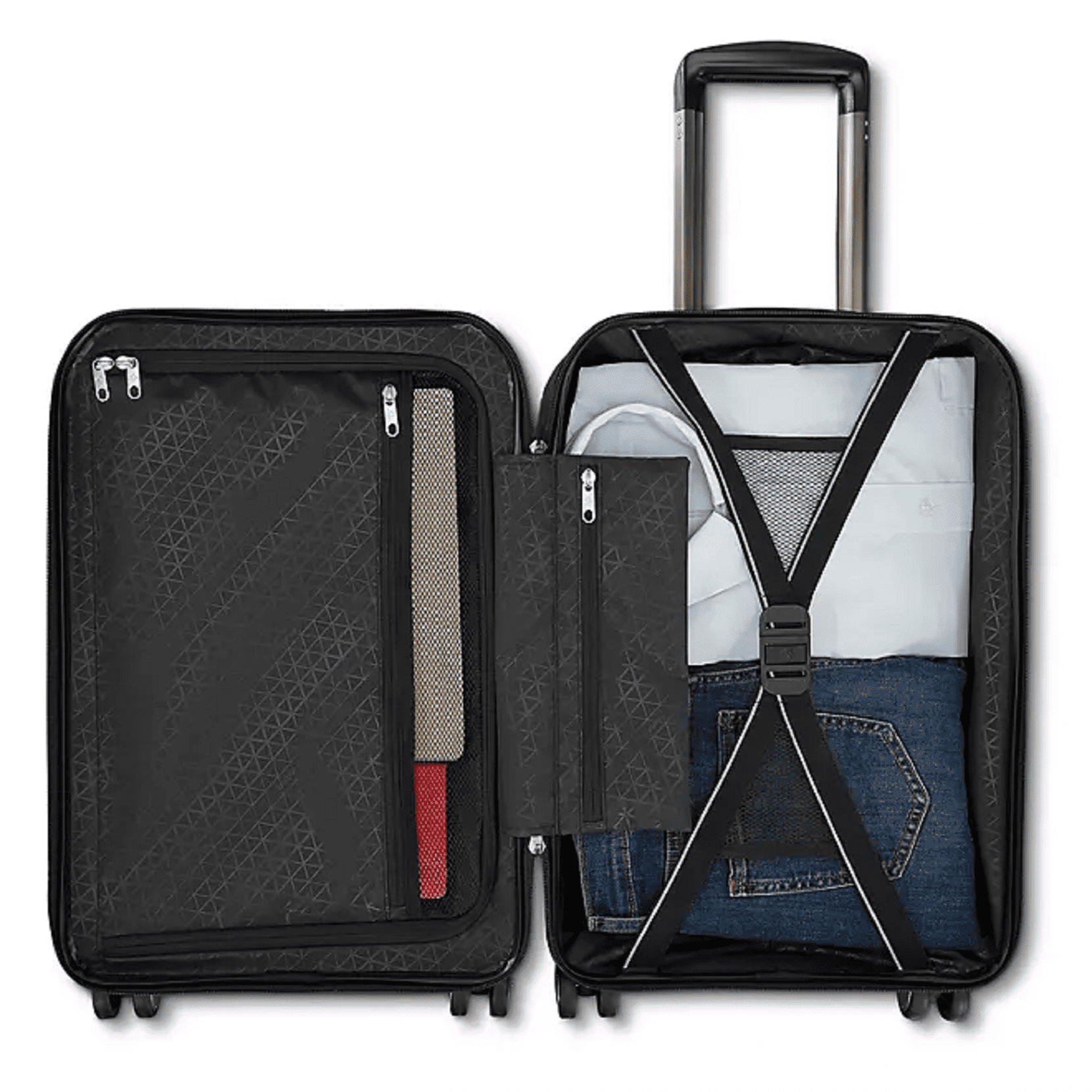 Samsonite 148462-1041 Ridgeway Hardside 2-Piece Luggage Set, Navy