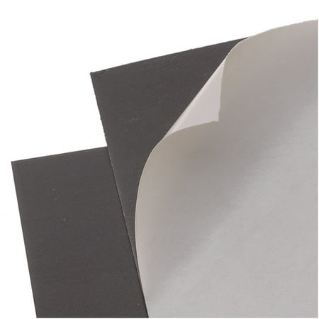 Stick Magnet - Craft Hobby Rubber Peel & Stick Magnet Sheet Rectangle 4x6 Inches (2 Sheets)