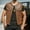 Brown, variant on Yaoyar Denim Vest for Men Casual Lapel Solid Color Motorcycle Jeans Vests Fashion Vintage Sleeveless Vest Big And Tall Streetwear Black L