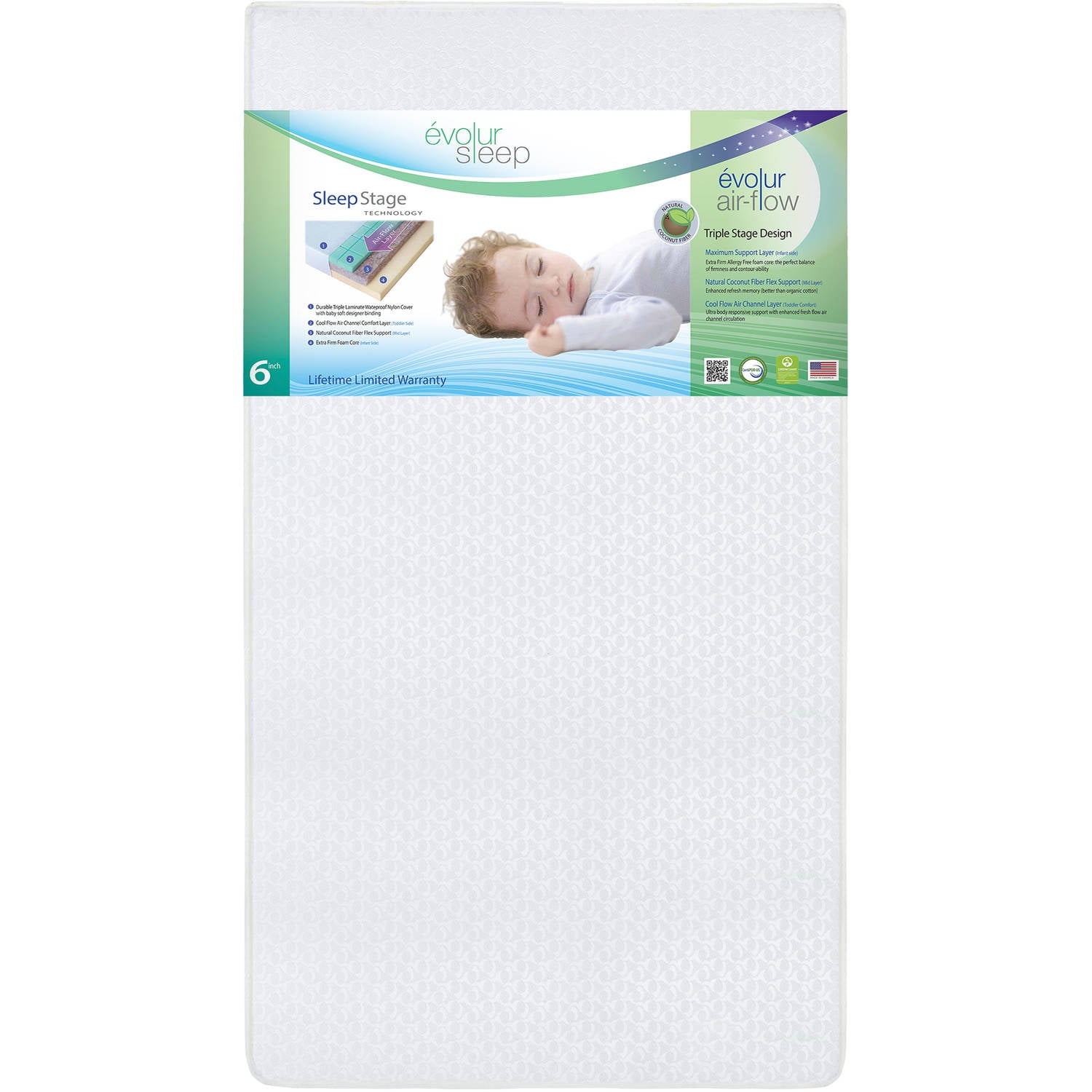 airflow crib mattress