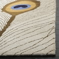thumbnail image 7 of SAFAVIEH Soho Carleton Peacock Feather Wool Runner Rug, Beige/Brown, 2'6" x 8', 7 of 7