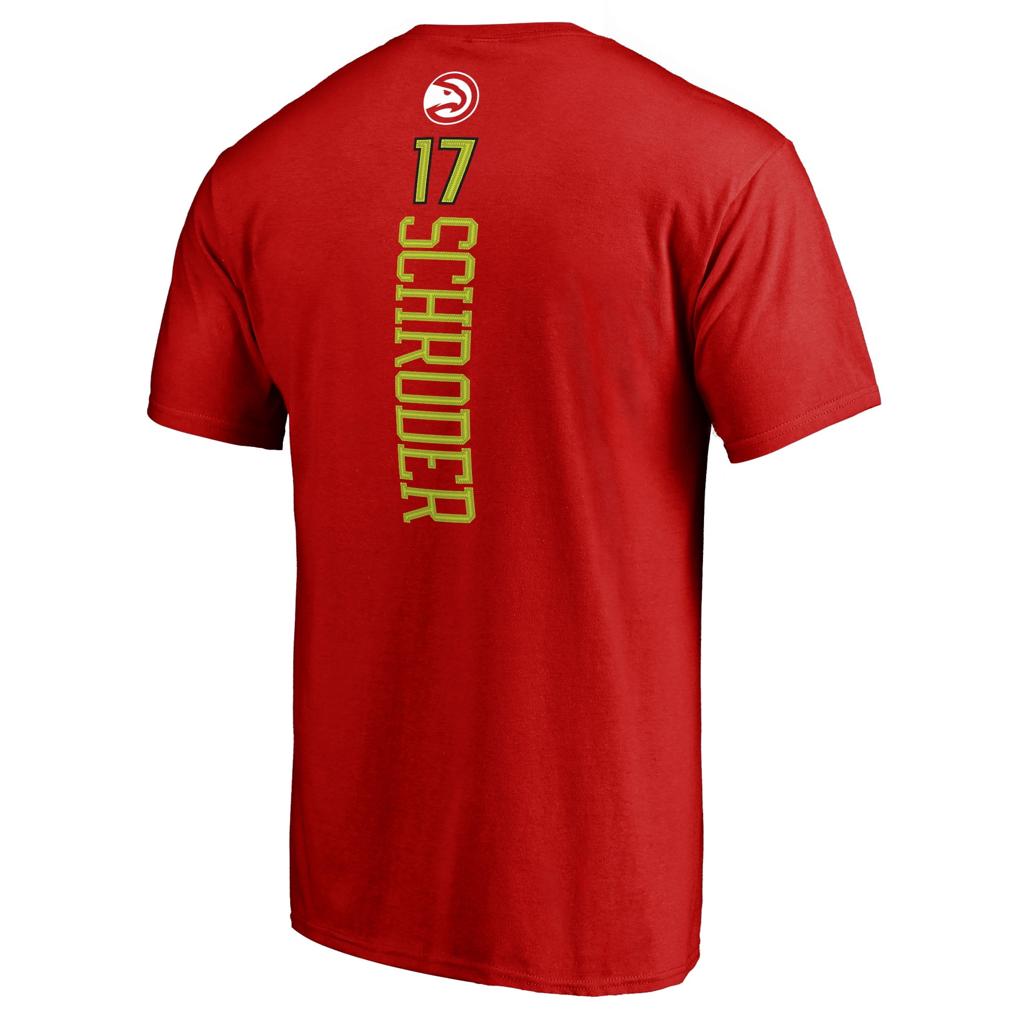 Dennis Schroder Atlanta Hawks Fanatics Branded Backer Name And Number T Shirt Red Walmart Com