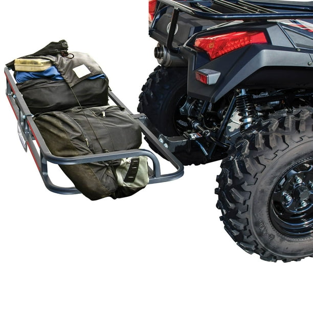 Hitch Haul Elite ATV UTV 4 Wheeler Mounted Cargo Luggage Carrier Gray 2 Pack Walmart