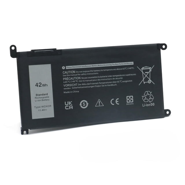 SHOU.Z.B WDX0R 11.4V/42Wh batería de reemplazo del Ordenador portátil para DELL Inspiron 13 14 15 5000 7000 Serie 5570 7579 5567 5379 5579 7573 7378 5378 3780 3790 5565 5765 5770