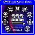 thumbnail image 2 of Security Camera System 4K Spotlight, 6-Camera 8Ch DVR Surveillance Kit Outdoor DIY Wired 1TB Audio Color Night Vision, 8MP Home Security Camera System, 2 of 12