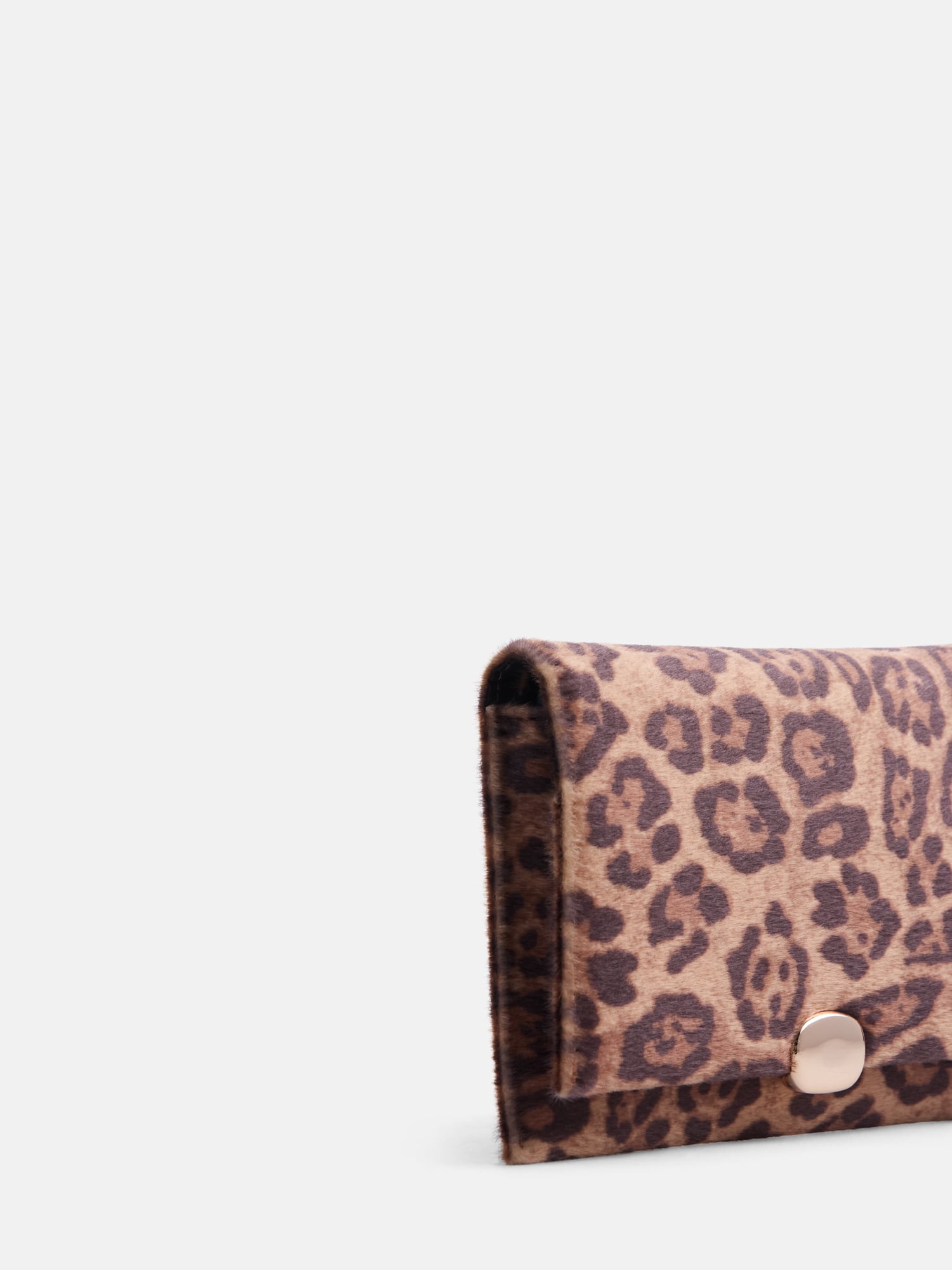 Scenario Women's Bifold Clutch Wallet, Leopard