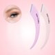 thumbnail image 5 of 4 Cuchillas De Afeitar Para Cejas De Acero Inoxidable Con Cubierta Para Hombres Y Mujeres, Color Morado Y Rosa 4 piezas, 5 of 8
