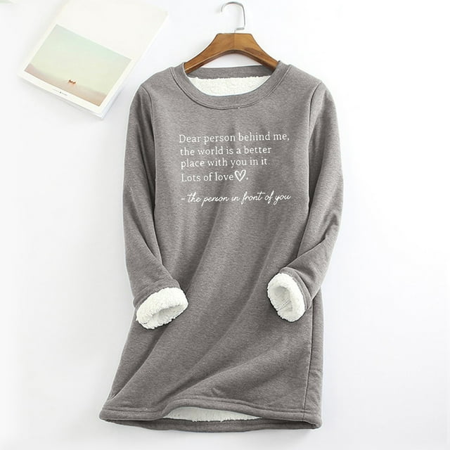 TINZ Mode Femmes Col Rond Imprimé Ample Chaud Décontracté Haut Imprimé Autum Chaud pour Femmes Chemises Thermiques de Course Hommes sous-Vêtements Thermiques Hauts Blouses Thermiques pour Femmes