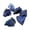 Blue, variant on 20 Pcs Rocks Stones Gemstones for Tumbling, Cabbing, Fountain Rocks, Decoration, Landscape Accents for Home Garden and Aquarium Decor (1.97x1.18 Inch)