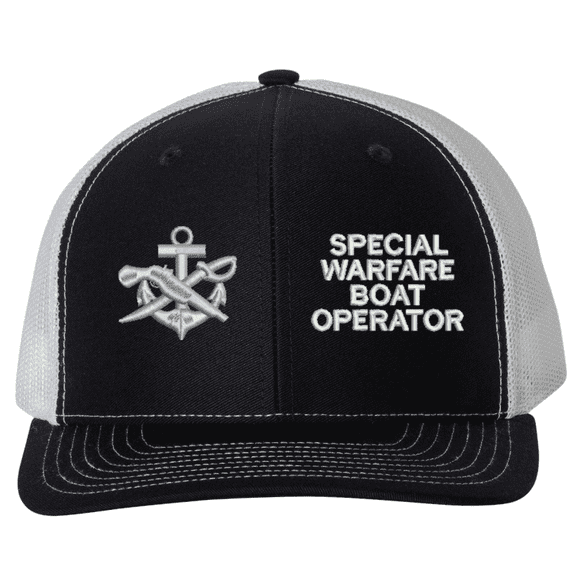 Navy Special Warfare Boat Operator (SB) Rating USA Mesh-Back Cap
