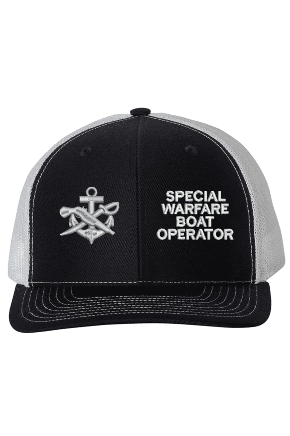 Navy Special Warfare Boat Operator (SB) Rating USA Mesh-Back Cap