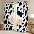 thumbnail image 2 of Castle Fairy Cartoon Cow Black Out Curtains,Farmhouse Curtains Pack of 2 (42x63 Each), 2 of 6