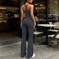 thumbnail image 3 of Aofany 2 Piece Workout Sets for Women High Waist Yoga Flare Legging with Solid Color Sport Tank Tops for Athletic Gym Outfits, 3 of 8