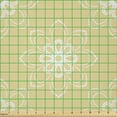 thumbnail image 2 of Ambesonne Floral Fabric by the Yard Microfiber, Classical Dotted Flowers, 1 Yard, Pale Camel White, 2 of 2