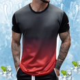 thumbnail image 2 of Playeras Deportivas Para Hombre, Transpirables, De Verano, Para Hacer Ejercicio, De Seda Helada, 2 of 4