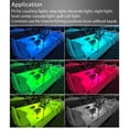 thumbnail image 4 of JUNWELL 8PCS Boat Lights Wireless  Battery Powered Operated Marine Led Interior Light for Boat Deck Courtesy Light  for Halloween  Remote Control Multi Color Changing, 4 of 10