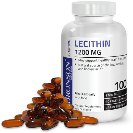 Bronson Lecithin 1200 mg, 100 Softgels