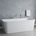 thumbnail image 2 of Proflo Pffsr6634 Borealis 66" Free Standing Acrylic Soaking Tub - White, 2 of 6